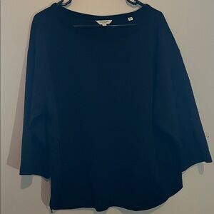 Max Studio Black Long Sleeve Top